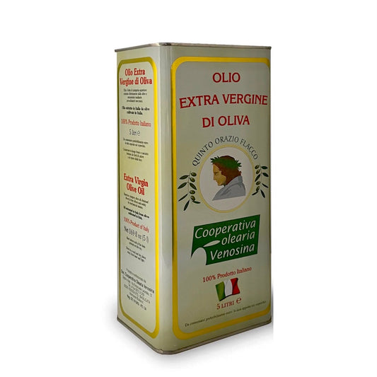 Olio Extra Vergine di Oliva in Lattina da 5 Litri - 100% italiano - Frantoio di Venosa